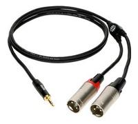Klotz Câble Y mini-Jack TRS / 2x XLR mâles, 1.8m Câbles En Y