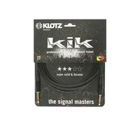 KLOTZ KiK Pro Câble, Droit/Droit, Plaqué Or - 3m