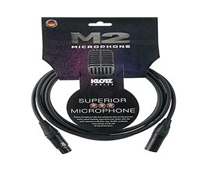 Klotz M-2 Microphone Câble 15 m Xlr F/Xlr M Noir