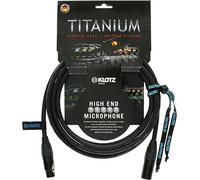 Klotz TI-M0500 Titanium Star Quad Câble de microphone mâle vers femelle 40,6 cm