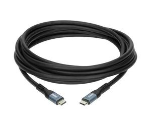 KLOTZ USB-CC-0.5 - Câble USB 3.2 - 50 cm - Compatible Thunderbolt