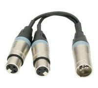 Klotz XLR-ymerge Mic. Matrix Adapte 0,2M 2X Xlr3P F - 1X Xlr3P M Câbles adaptateur