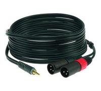 Cable Y 1 M Mini Jack - 2 XLR Male