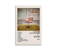 klouds B.B. Jacques Album Poésie D'une Pulsion Poster décoratif sur toile pour chambre à coucher, salon, moderne, esthétique, 40 x 60 cm, sans cadre