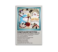 klouds Poster d'album Lemon Demon Dinosaurchestra - Peinture décorative sur toile pour chambre à coucher, salon - 30 x 45 cm - Sans cadre