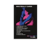 klouds Poster décoratif sur toile de l'album TV Girl Who Really Cares - Décoration moderne et esthétique - 30 x 45 cm - Sans cadre