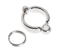 KLOVA Anneaux de Jambe de Perroquet Anneau de Pied à Ouverture Active en métal pour Moyens et Grands Oiseaux Clips en pour perroquets à l'extérieur des Bandes de Cuisse de Poulet