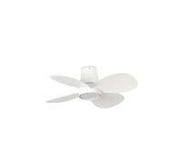 Faro Barcelona Ventilateur de plafond Klover S LED réglable DC Réversible Blanc Télécommande