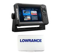 Klovoo Kit Sondeur GPS avec Lowrance Eagle 7, Fishfinder GPS 7" IPS + coque pare-soleil incluse, sans transducteur