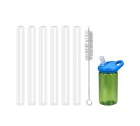 KLOWOAH Pailles de rechange compatibles avec les bouteilles d'eau CamelBak Eddy+ pour enfants de 414 ml, sans BPA et durables (lot de 6)