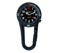 Klox - Montre FOB Mousqueton à Enclipser Idéal pour Docteur Infirmière