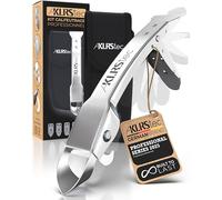 KLRStec Professional Outil de Calfeutrage de Joints [100% acier inoxydable] Multitool robuste 4 en 1 Kit Grattoir à Joints Silicone & Raclette - Set des Outils pour Rénover les Joints de Silicone