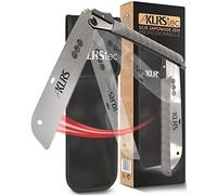 KLRStec Scie Japonaise Zen professionnelle - Scie à bois avec une lame de 240 mm [avec sac à pince] Scie pliante d'extérieur avec verrouillage de sécurité en acier au carbone trempé [SK5]