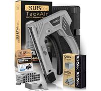 KLRStec TackAir Agrafeuse Manuelle - Tacker à Gâchette par Traction - Agrafeuse Bois & Tissu - Pistolet à Agrafes avec 2000 Agrafes Type D & T - Ergonomique, Puissante & Durable