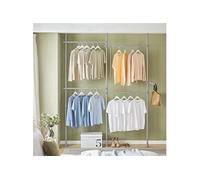 KLS03-HG Porte-Vêtements Système de Penderie Télescopique avec 4 Barres Portant de