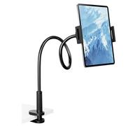 Klsniur Support de Tablette col de Cygne, Pince rotative à 360°, Support de lit Robuste pour la Lecture, Support Flexible et réglable pour Tablette iPad Pro 12,9/11, Kindle, Galaxy Tab, appareils de
