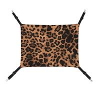 KLSVTMEA Hamac cage pour animal de compagnie, motif léopard, balançoire pour animal de compagnie, convient pour les chats, les chiens ou d'autres petits animaux de compagnie et est le meilleur choix