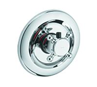 Kludi Mitigeur thermostatique 1926 encastré croisillon blocage 40°C chrome 517190520