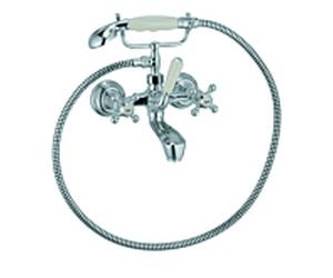 Kludi 1926 mitigeur bain 514410520 chromé , apparent, avec garniture de douche