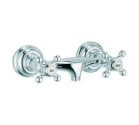 Kludi Robinet de douche 1926 à deux poignées apparent chromé 516100520