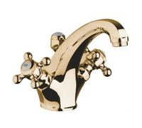 Kludi 1926 mitigeur de lavabo sur pied doré 510104520