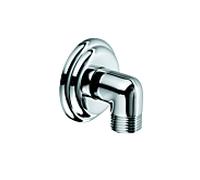Kludi 1926 raccord coudé 1210105-00 DN15, couvercle rosace 56mm, chromé