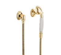 Kludi 1926 Set de douche avec raccord mural coudé et support, 1 jet, 2710545,