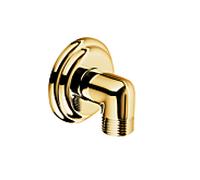 KLUDI 1926 Coude de raccordement DN 15, 1210145-00, Couleur: doré 23 kt