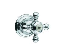 KLUDI 1926 Vanne encastrée, Set de finition Kit 2 Montage final, marquage HOT, 518160520, Couleur: chrome