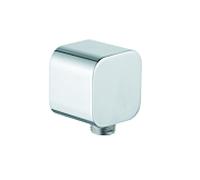 Kludi Coude de raccordement A-QA 6554005-00 DN 15 avec bague de compensation murale, chromé