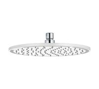 KLUDI A-QA Douche de tête à disque, douche de tête métallique, Ø 250 mm, 6432591-00, Couleur: Blanc / Chrome