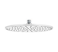Kludi A douche de tête 6433091-00 blanc / chromé , 300 mm, plat, rond, sans bras de douche