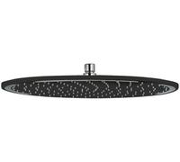 Kludi A-QA douche à effet de pluie 30x30 cm ronde chrome-noir 6433087-00