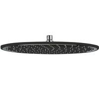 KLUDI A-QA Douche de tête, douche de tête métallique, Ø 400 mm, 6434087-00, Couleur: noir mat / chrome