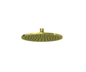 KLUDI A-QA Douche de tête à disque, douche de tête métallique, Ø 250 mm, 64325N0-00, Couleur: Or brossÃ©