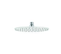 KLUDI A-QA Douche de tête à disque, douche de tête métallique, Ø 250 mm, 6432591-00, Couleur: Blanc / Chrome