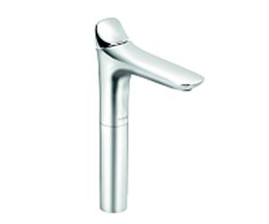 Kludi Amba cuvette de lavabo monté 532980575 chromé , la hauteur de buse 273 mm, sans garniture de vidange