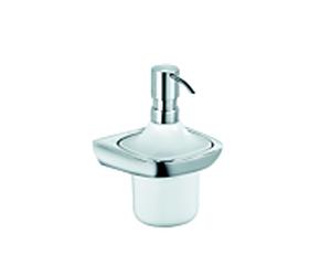 Kludi Amba Seifenspender 5397605 chromé , porcelaine Behälter , montage mural