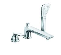Kludi Mitigeur monocommandé Balance bain/douche, montage au sol/sur bord carrelage 3 trous, chrome