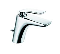 Kludi Mitigeur monocommandé pour lavabo Balance – Montage monotrou, bec 100 mm, chrome (520230575)