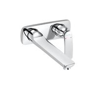 KLUDI BALANCE Mitigeur monocommandé mural encastré pour lavabo à deux trous, saillie bec mural 235mm, 522470575, Couleur: chrome