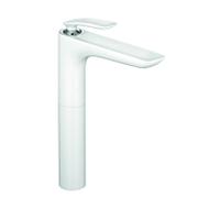 Kludi Balance White chrome / blanc, sans vidage, pour lavabo
