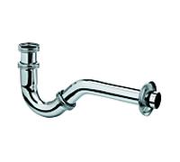 Kludi Bidet siphon 1031105-00 G 2000 2000 /4, avec coude de sortie 32 x 200 mm, chromé