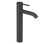 KLUDI BOZZ 382863976 Mitigeur monocommande haut 240 mm, pour lavabo, robinet de salle de bain, noir mat, montage 1 trou, 5 l/min, cartouche en céramique