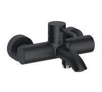 Kludi Mitigeur monocommande baignoire/douche BOZZ 386913976, montage mural, noir mat, 20 l/min