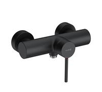 Kludi Mitigeur monocommande de douche en applique Bozz match0 388313976 – noir mat