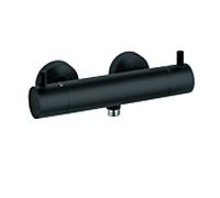 Kludi Mitigeur thermostatique de douche BOZZ 352033938 montage mural noir mat