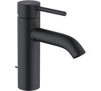 KLUDI BOZZ Mitigeur monocommandé pour lavabo, hauteur d'écoulement 100mm, EcoPlus, 382933976, Couleur: noir mat