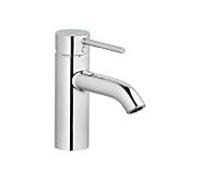 KLUDI BOZZ Mitigeur monocommandé pour lavabo, hauteur d'écoulement 75mm, sans garniture d'écoulement, 382720576, Couleur: chrome
