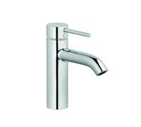 KLUDI BOZZ Mitigeur monocommandé pour lavabo, hauteur de bec 100mm, garniture d'écoulement PUSH-OPEN, 382880576, Couleur: chrome